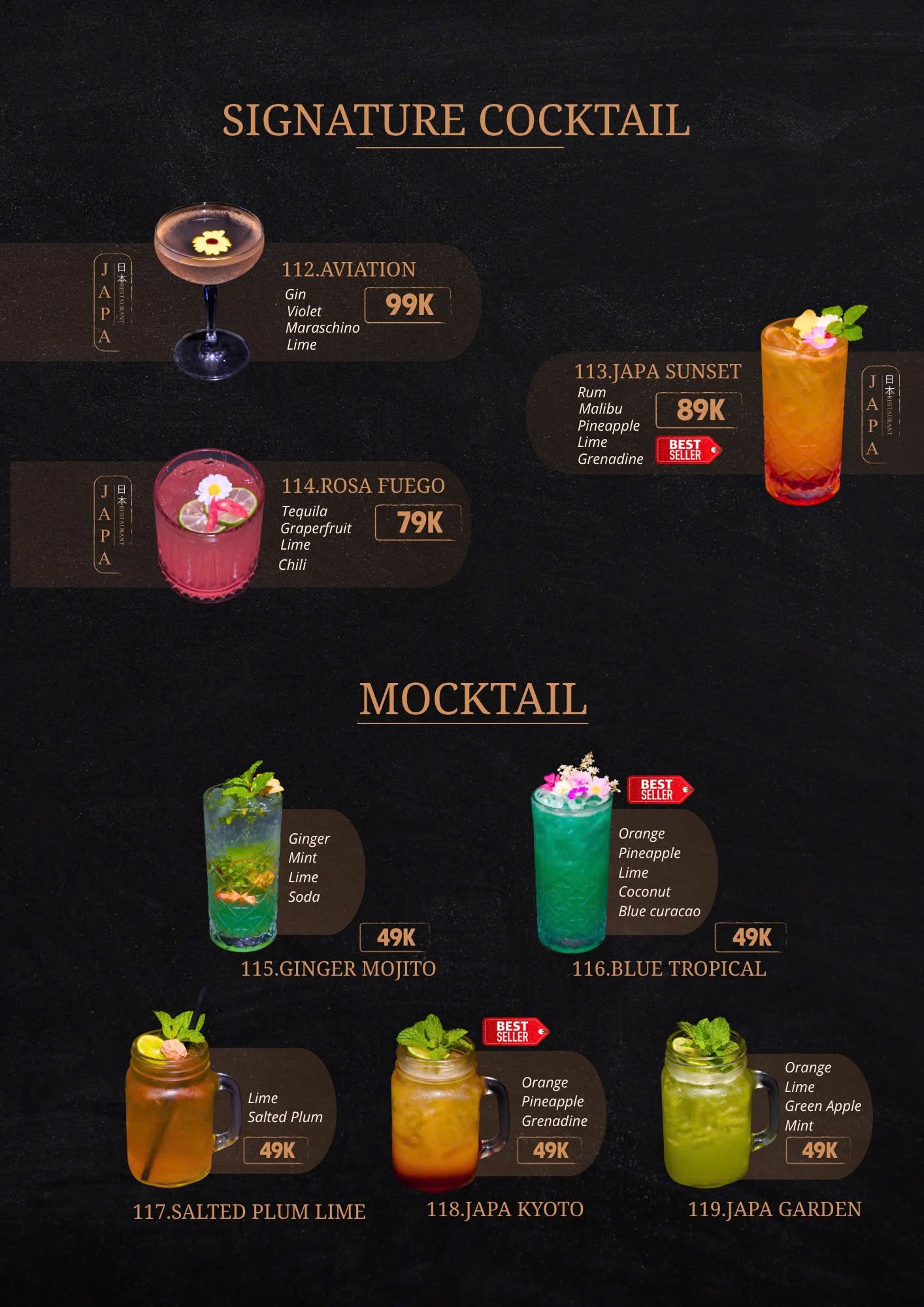 Menu Page 15