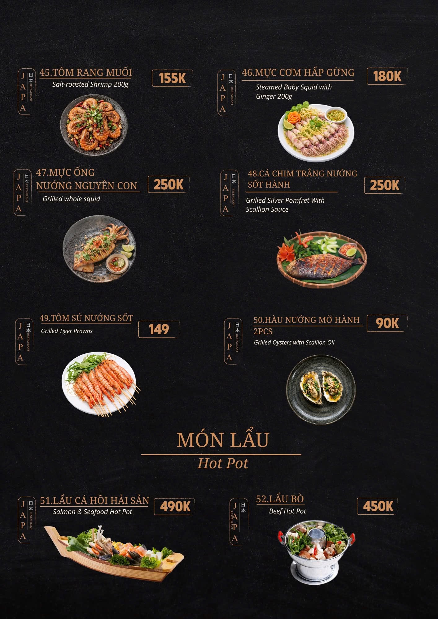 Menu Page 6