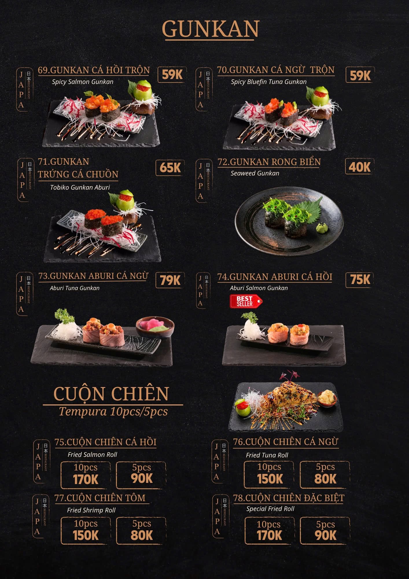 Menu Page 8